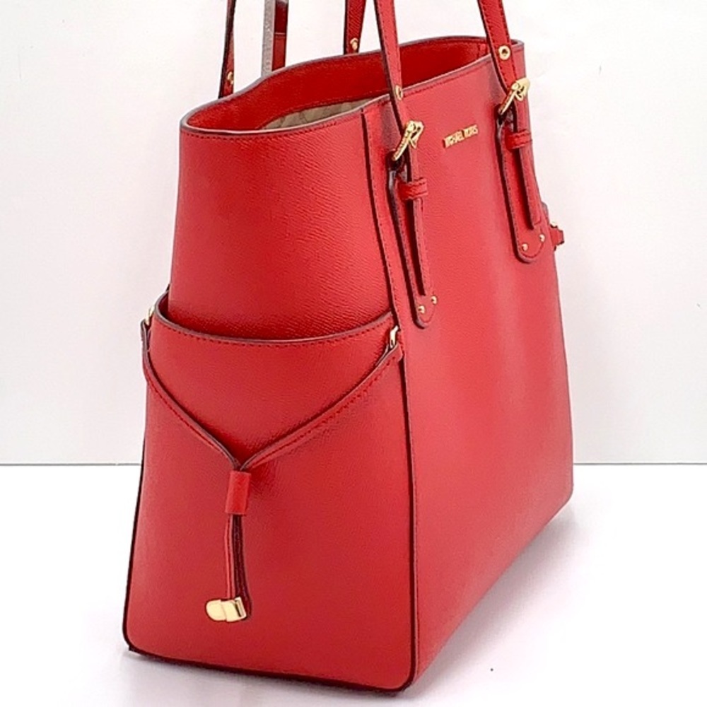 MICHAEL KORS Voyager East West Tote Crimson color - Picture 6 of 16